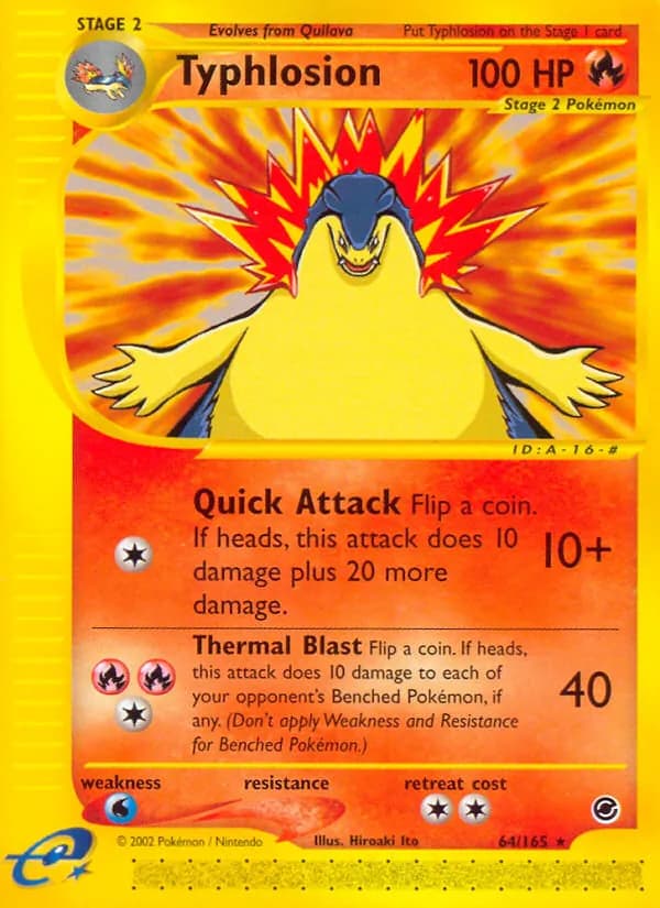 Typhlosion — Expedition Base Set, Rare