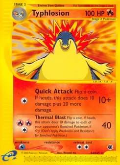 Typhlosion — Expedition Base Set — Rare