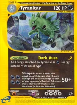 Tyranitar — Expedition Base Set — Rare