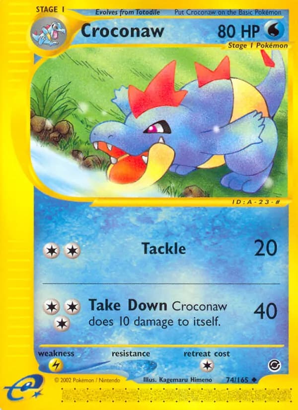 Croconaw — Expedition Base Set, Uncommon