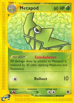 Metapod — Expedition Base Set — Uncommon
