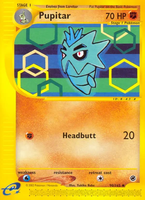 Pupitar — Expedition Base Set, Uncommon