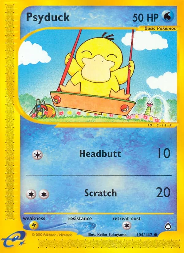 Psyduck — Aquapolis, Common