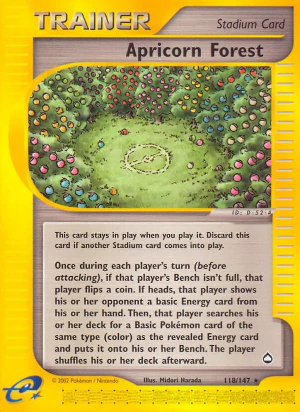 Apricorn Forest — Aquapolis, Rare