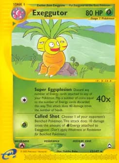 Exeggutor — Aquapolis — Rare