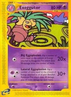 Exeggutor — Aquapolis — Rare