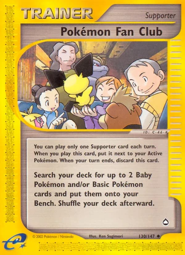 Pokémon Fan Club — Aquapolis, Uncommon