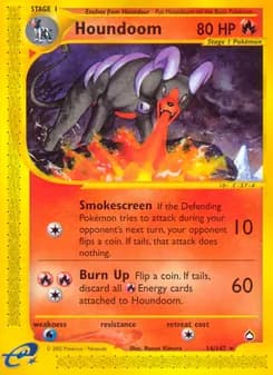 Houndoom — Aquapolis — Rare