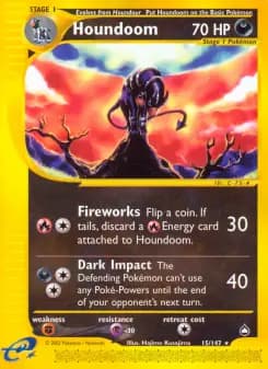 Houndoom — Aquapolis — Rare