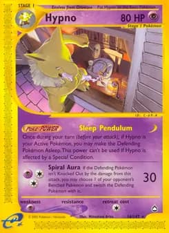 Hypno — Aquapolis — Rare