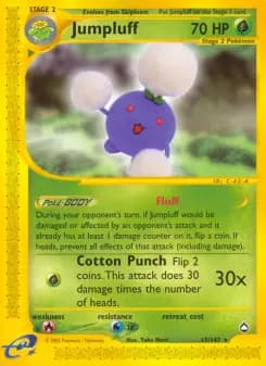 Jumpluff — Aquapolis — Rare