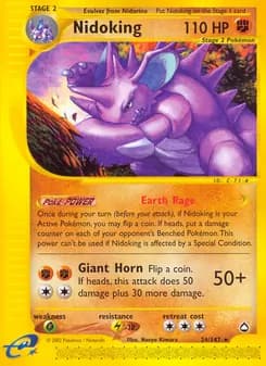 Nidoking — Aquapolis — Rare