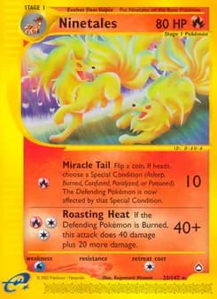 Ninetales — Aquapolis — Rare