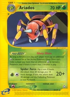 Ariados — Aquapolis — Rare