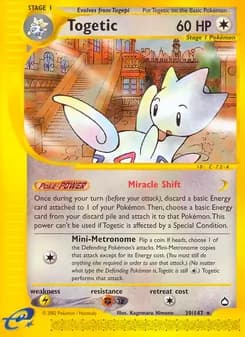 Togetic — Aquapolis — Rare