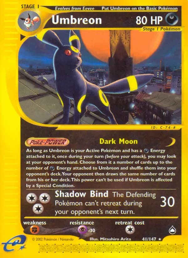 Umbreon — Aquapolis, Rare