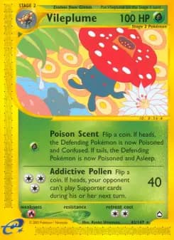Vileplume — Aquapolis — Rare