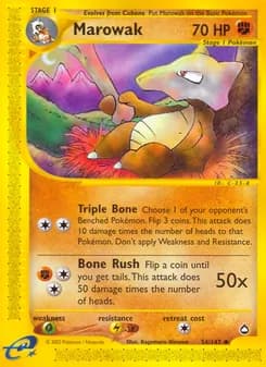 Marowak — Aquapolis — Uncommon
