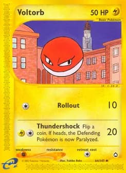 Voltorb — Aquapolis — Uncommon