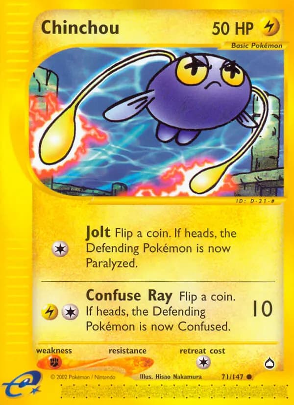 Chinchou — Aquapolis, Common