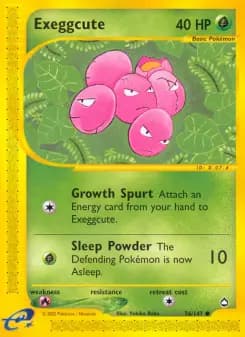 Exeggcute — Aquapolis — Common