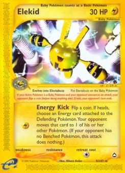 Elekid — Aquapolis — Rare