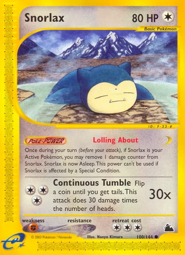 Snorlax — Skyridge, Common