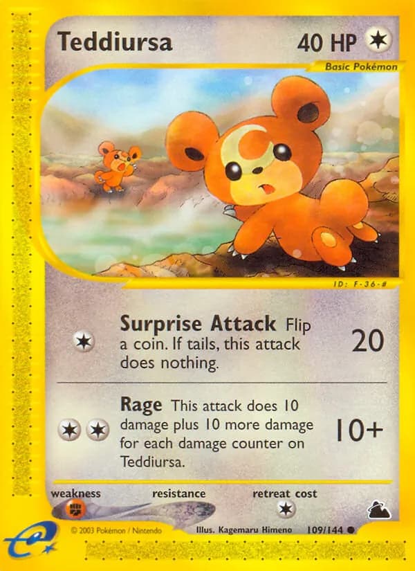 Teddiursa — Skyridge, Common