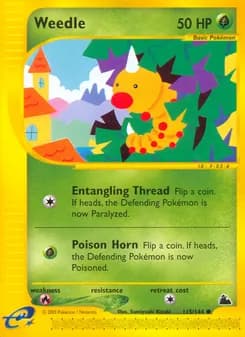 Weedle — Skyridge — Common