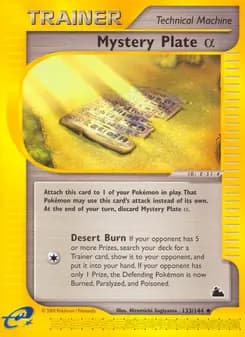 Mystery Plate Alpha — Skyridge — Uncommon