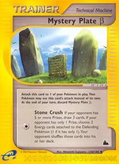 Mystery Plate Beta — Skyridge — Uncommon