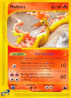 Moltres — Skyridge — Rare
