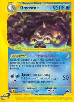 Omastar — Skyridge — Rare