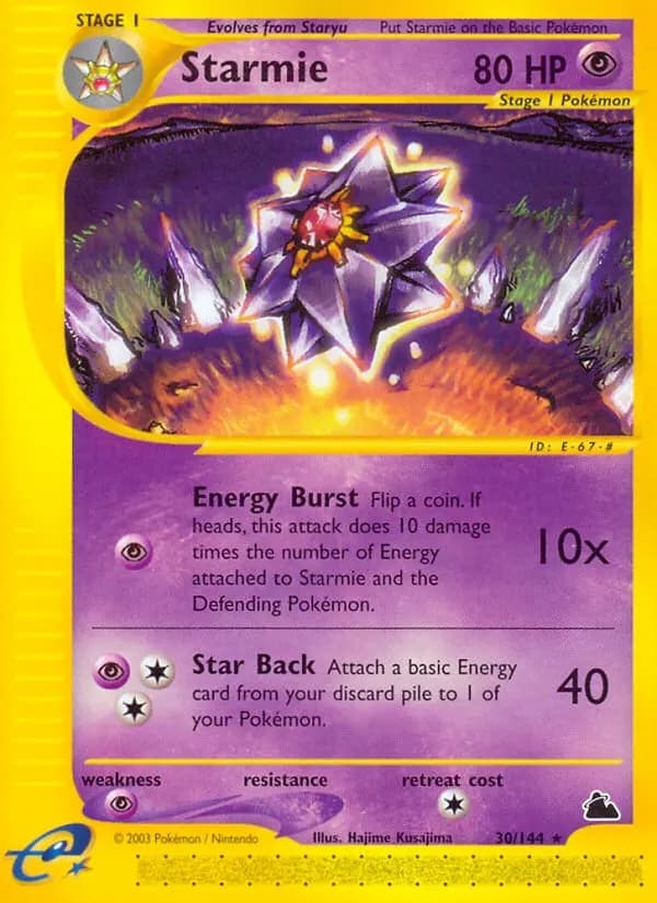 Starmie — Skyridge, Rare