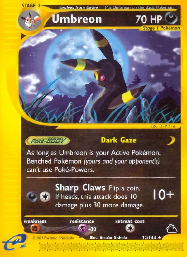 Umbreon — Skyridge, Rare