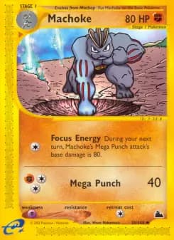 Machoke — Skyridge — Uncommon
