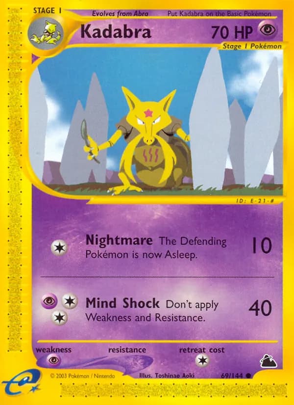 Kadabra — Skyridge, Common