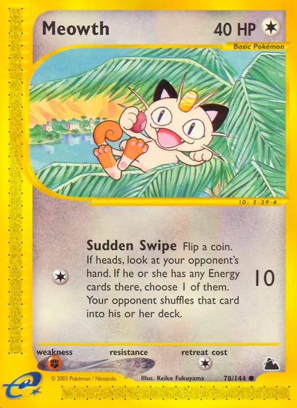 Meowth — Skyridge, Common