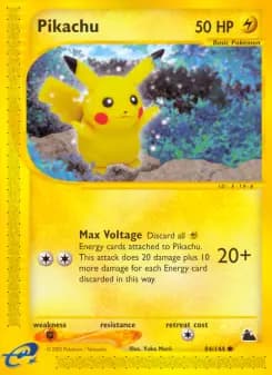 Pikachu — Skyridge — Common