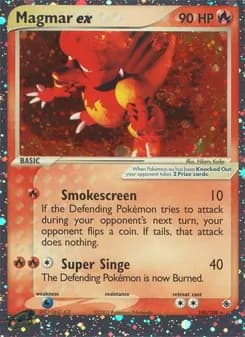 Magmar ex — Ruby & Sapphire — Rare