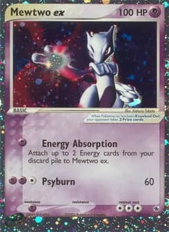 Mewtwo ex — Ruby & Sapphire — Rare