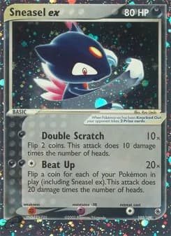 Sneasel ex — Ruby & Sapphire — Rare