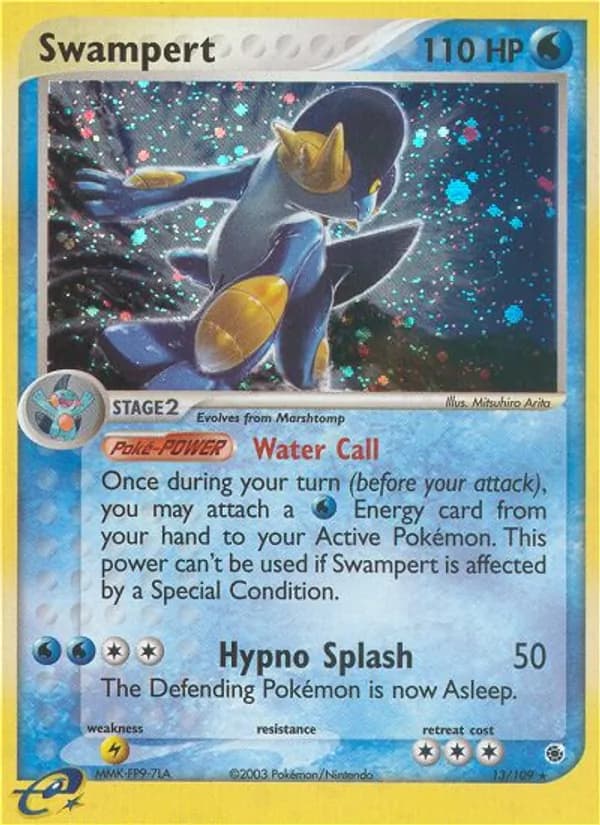 Swampert — Ruby & Sapphire, Rare