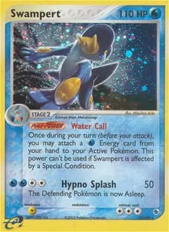 Swampert — Ruby & Sapphire — Rare