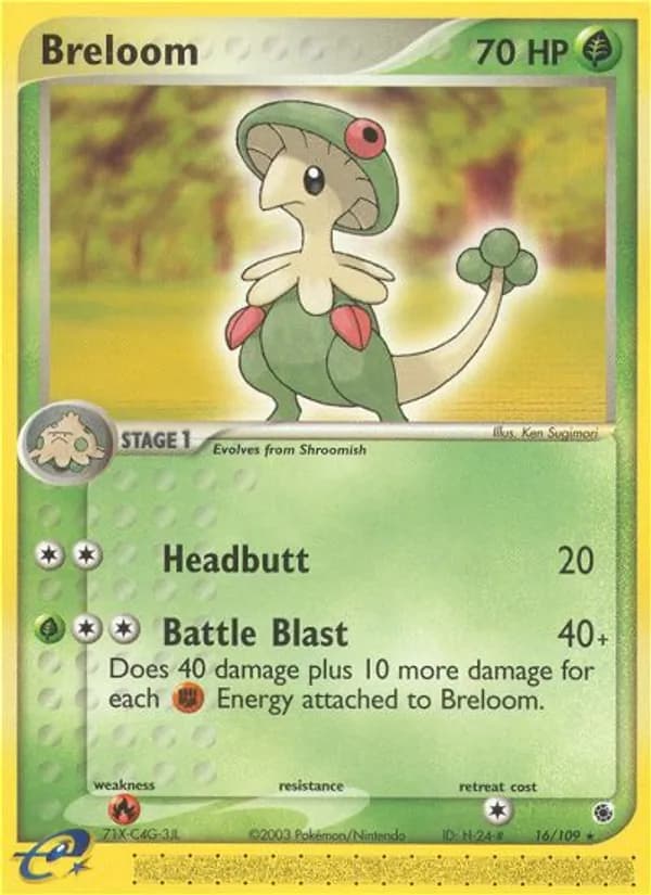 Breloom — Ruby & Sapphire, Rare