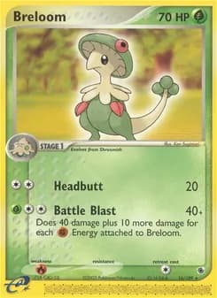 Breloom — Ruby & Sapphire — Rare