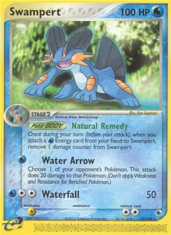 Swampert — Ruby & Sapphire, Rare