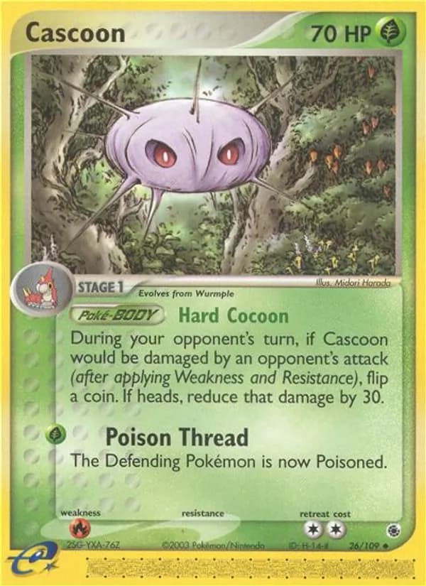 Cascoon — Ruby & Sapphire, Uncommon