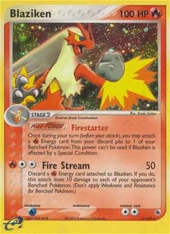 Blaziken — Ruby & Sapphire — Rare