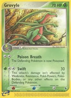 Grovyle — Ruby & Sapphire — Uncommon